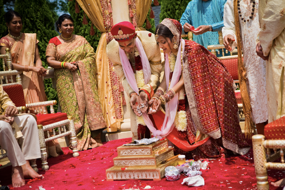 indian wedding reception invitations nj