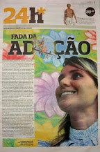 "Fada da Adoção". Cintia Liana no Jornal Correio da Bahia