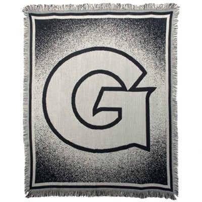 Georgetown Hoyas gray throw blanket.