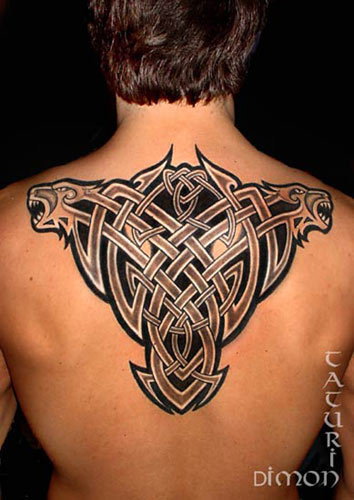tattoos designs for men on back. cross tattoos for men on ack