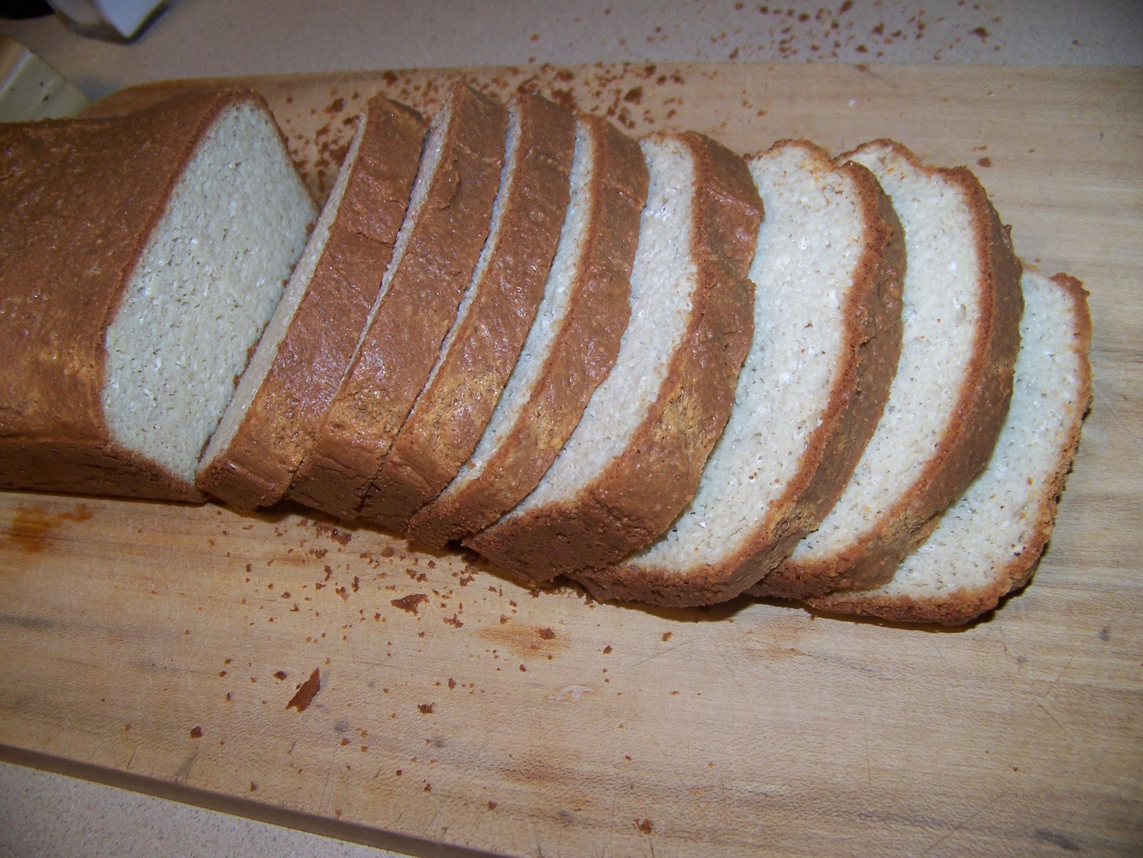 Ginny's Low Carb Kitchen Almond Bread for stuffing or eating