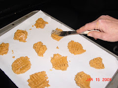 Gently press down with fork..