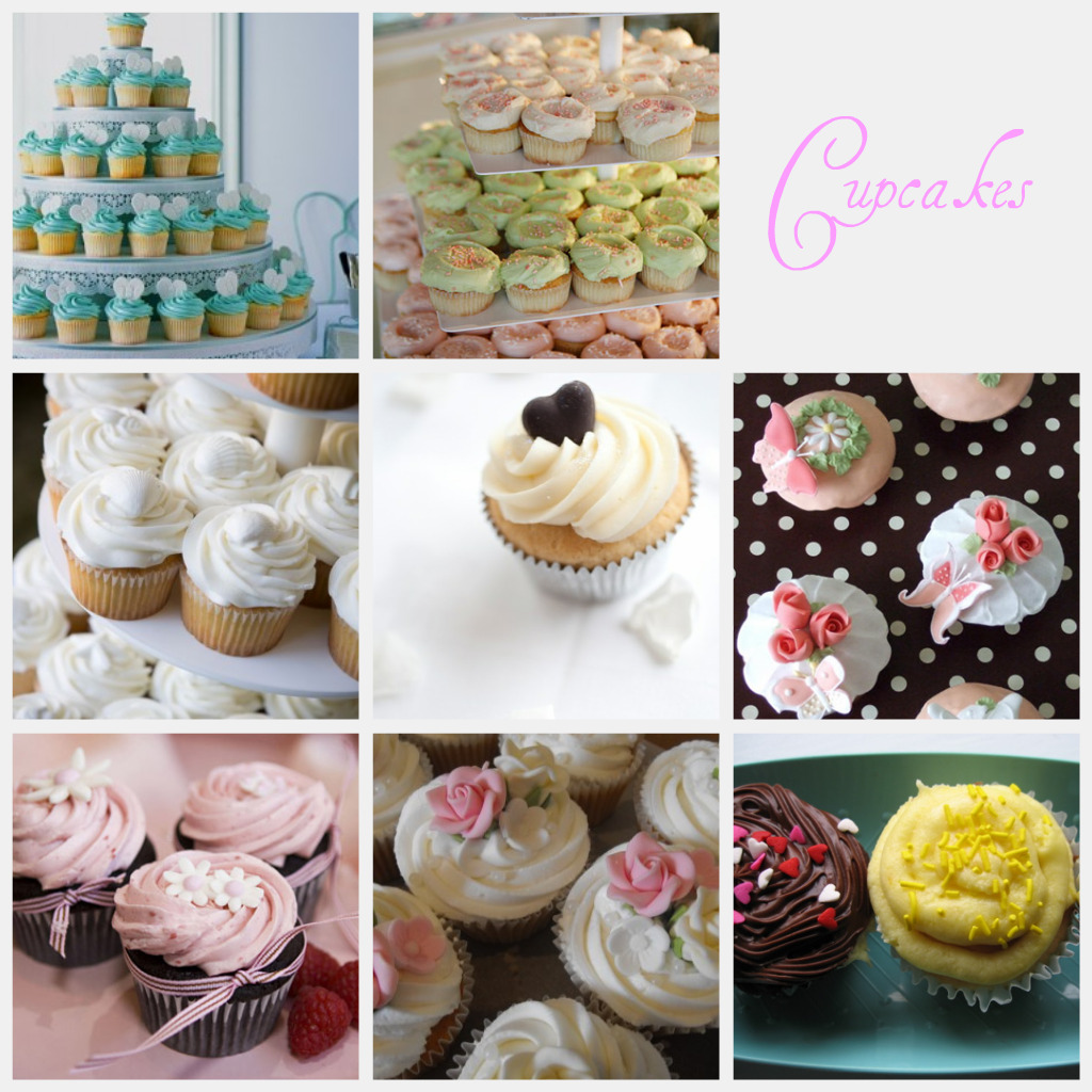 cupcake collage