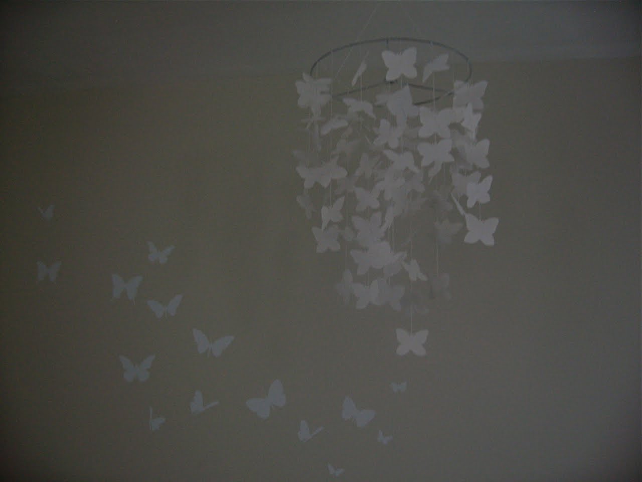 Michelle Brunner Butterfly Mobile/Chandelier for Nursery