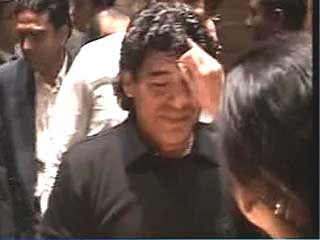 Diego Maradona in Kolkata, India