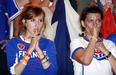 French female soccer fans