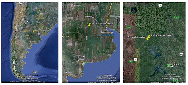 UBICACIÓN GEOGRÁFICA DE ESTACIÓN ARENALES