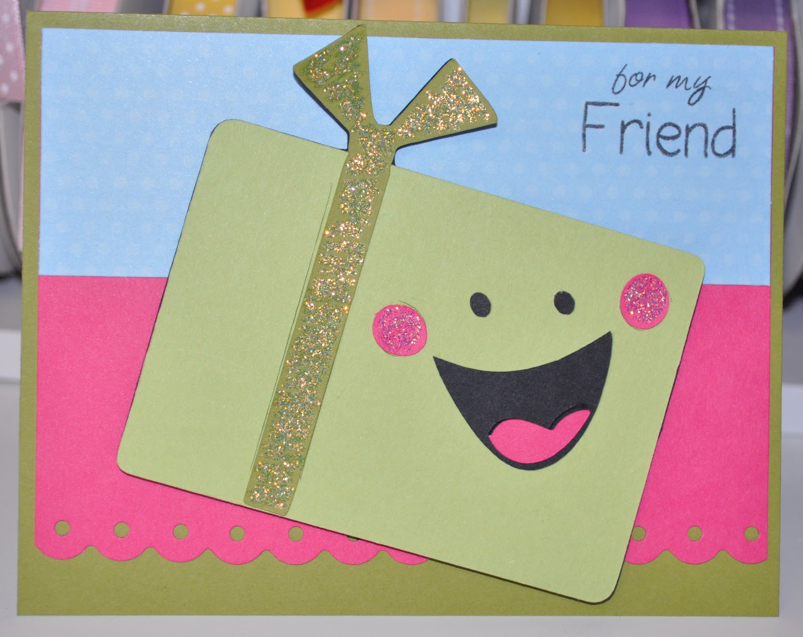 cricut smiley cards