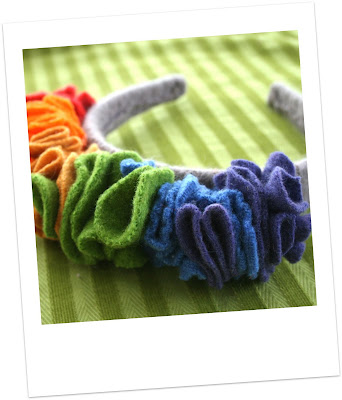 rainbow headband