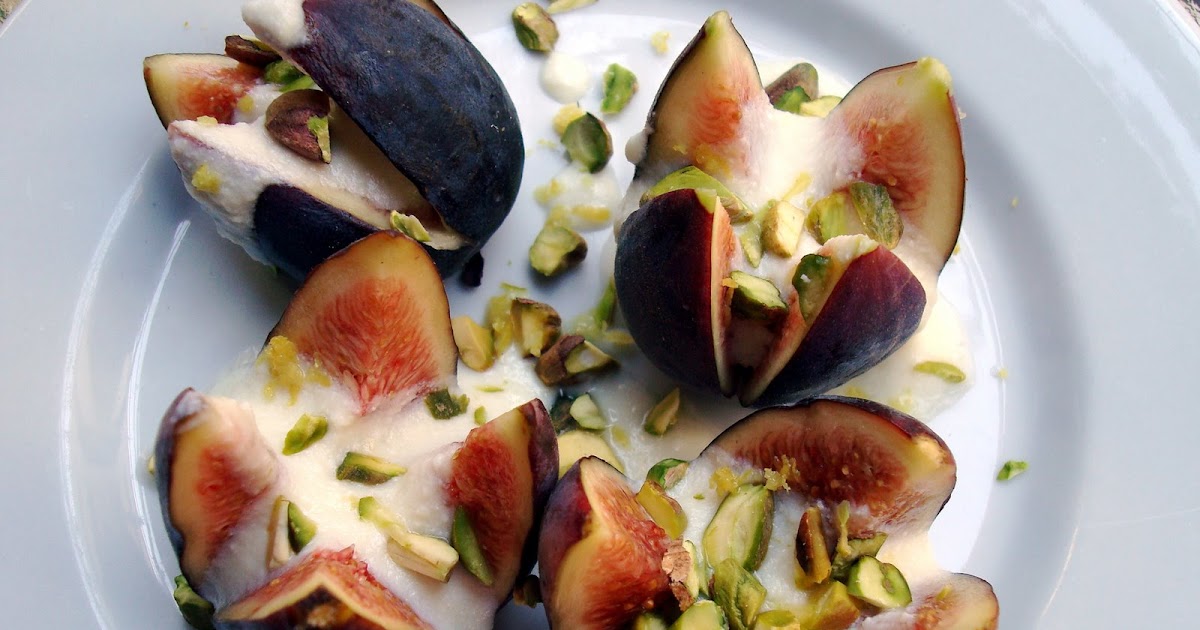 Dishing Up Delights Figs with Ricotta and Pistachios