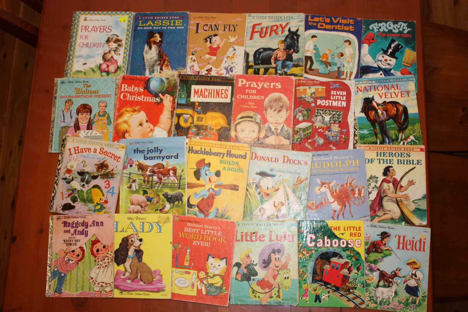 Alice Jean's Collection of Little Golden Books