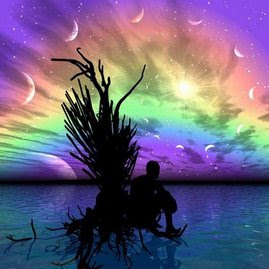 fantasmagoria di colori per descrivere l'alba
