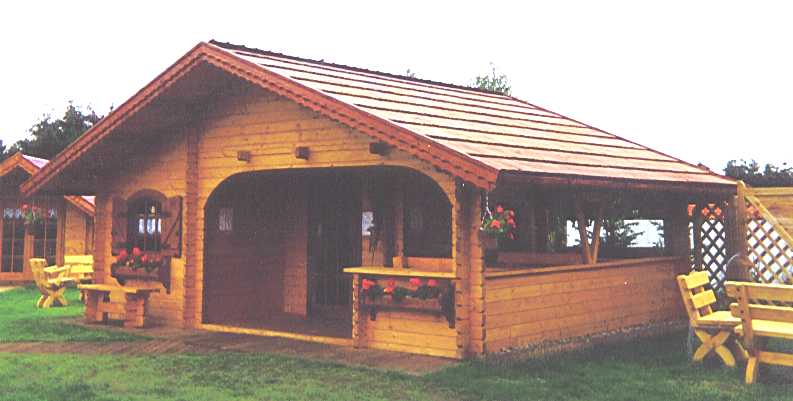 casette prefabbricate in legno per campeggio