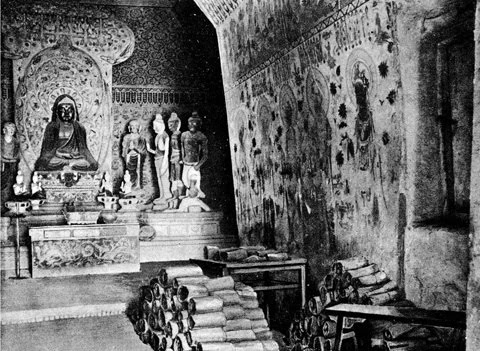 Dunhuang Library, Mogao Caves, China Dunhuang Library, Mogao Caves, China