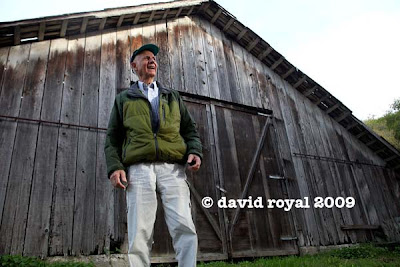Old Barn, Old Guy and Natural Light