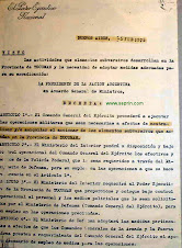 Decreto Operativo Independencia