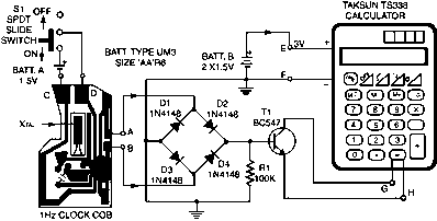 telephone call meter using calculator \u0026 cob ~ tutorial electronic