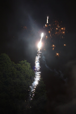 A rocket going straight up