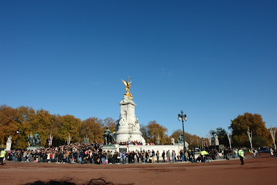 The Victoria Memorial on a clear blue sky