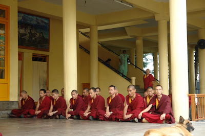 Monks in meditation