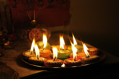 Diwali diyas