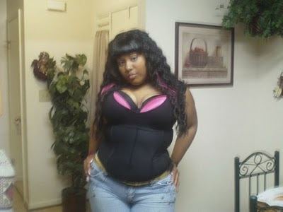  on two bra s and cut your hair in any style to resemble nicki minaj