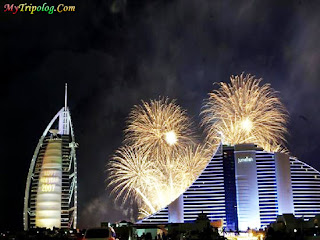 New Year Night Firework Wallpaper