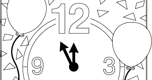 New Year Wallpapers: New Year Coloring Pages, Happy New Year Coloring Pages for Kids