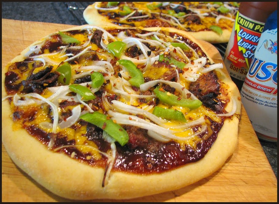 Fat Johnny's Front Porch BBQ Beef Pizza