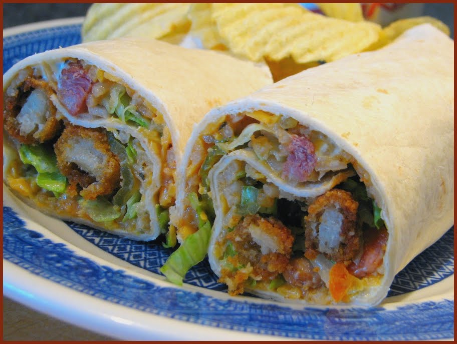 Fat Johnny's Front Porch Jambalaya/Fish Stick Wrap