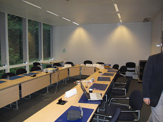 The meetingroom for the first external review of HANDS
