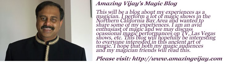 Amazing Vijay's Magic Blog