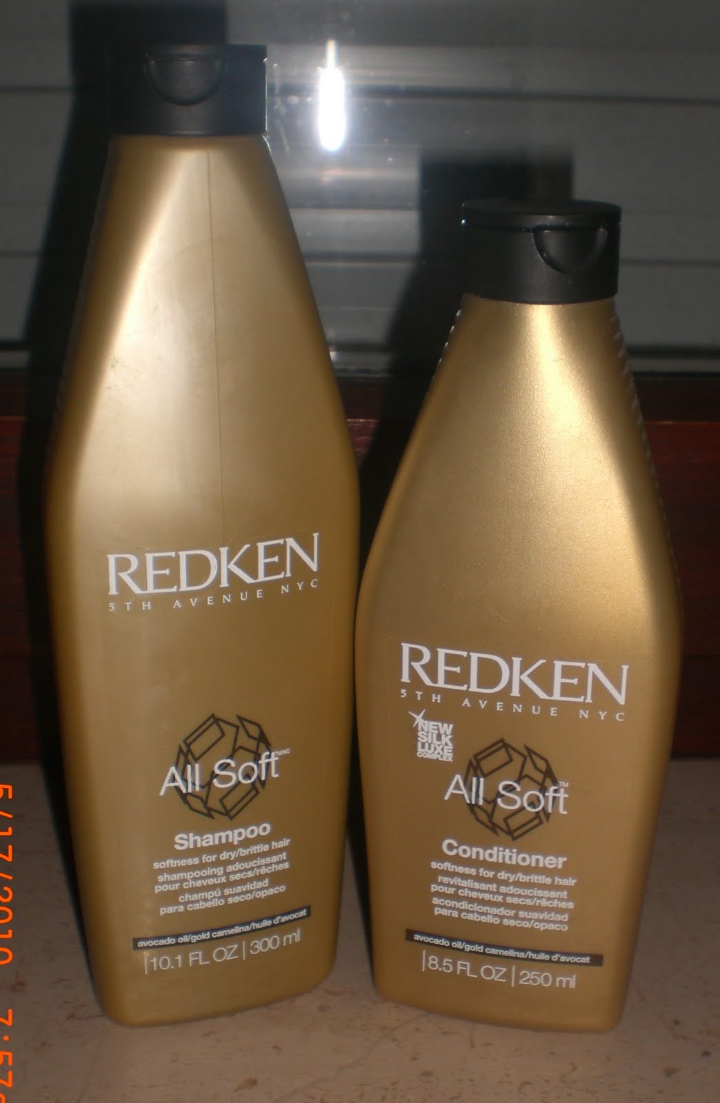 Cotton Candy Fro Redken All Soft Shampoo and Conditioner