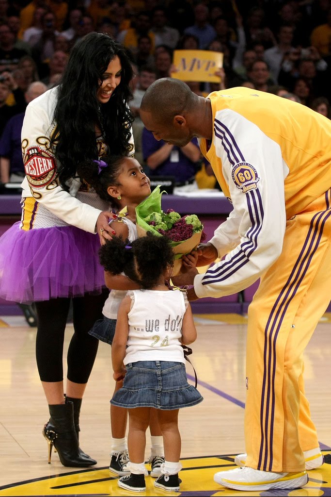 Kobe's Wife And Adorable Daughters!  ~ The Perfect Costume