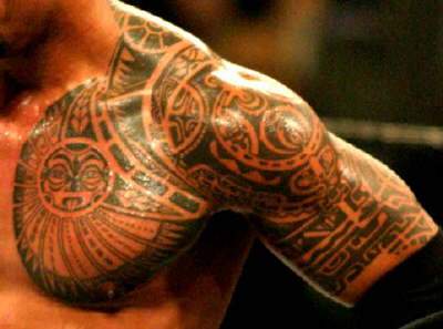 Tribal Shoulder Tattoos on Full Upper Maori Chest Tattoos  Shoulder To Chest  Tribal