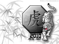 2010 Tiger Year Card