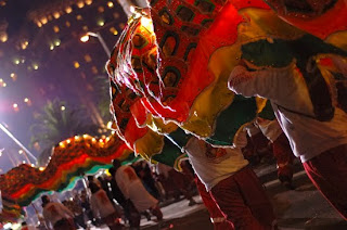 Chinese New Year Night Lantern Cards