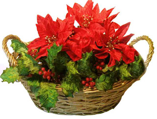 Christmas Flower Basket Ideas