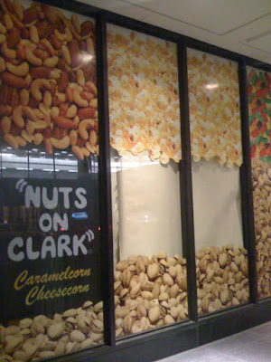 front of the Nuts on Clark