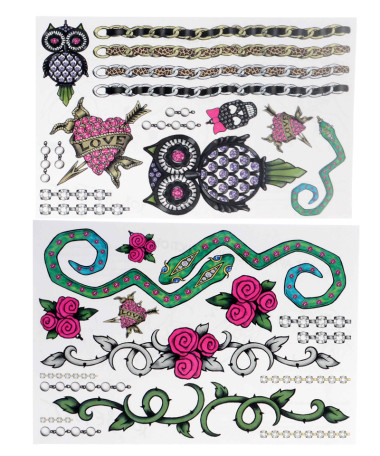 Betsy Johnson Tattoo Transfers. These are WAAAY better than the Chanel ones, 
