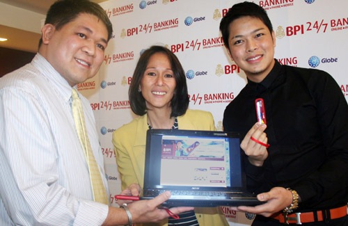 BPI 24/7 Online Banking Made Possible By Globe Tattoo Limited Edition stick