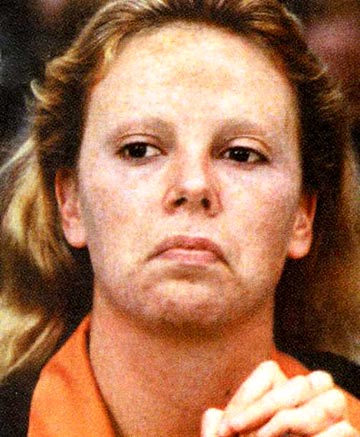 And Charlize Theron as famed female serial killer, Aileen Wuornos. And Charlize Theron as famed female serial killer, Aileen Wuornos.
