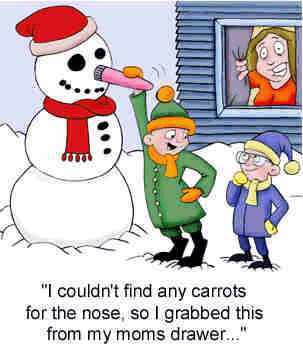 Funny Snowman