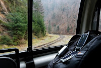 Lowepro Fastpack 250 on mocanita expedition on CFF Viseu de Sus