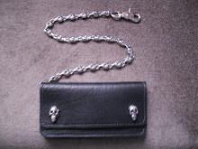 ( 2 )       stainless steel skull and wallet