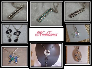 Silver, Swaroski and Diamante Necklaces