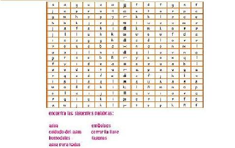sopa de letras