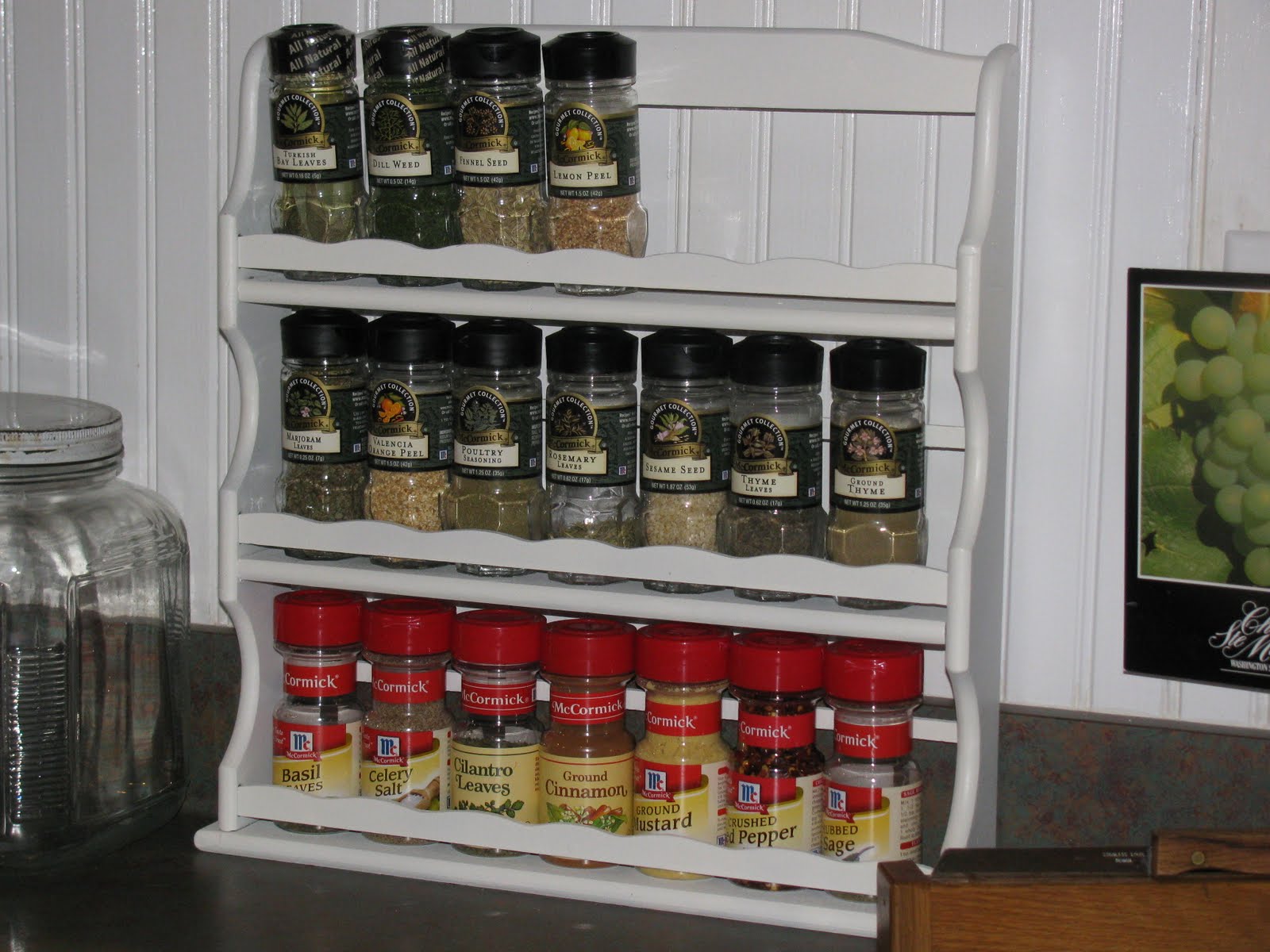 Spice racks for kitchen cabinets Counter Spice Rack