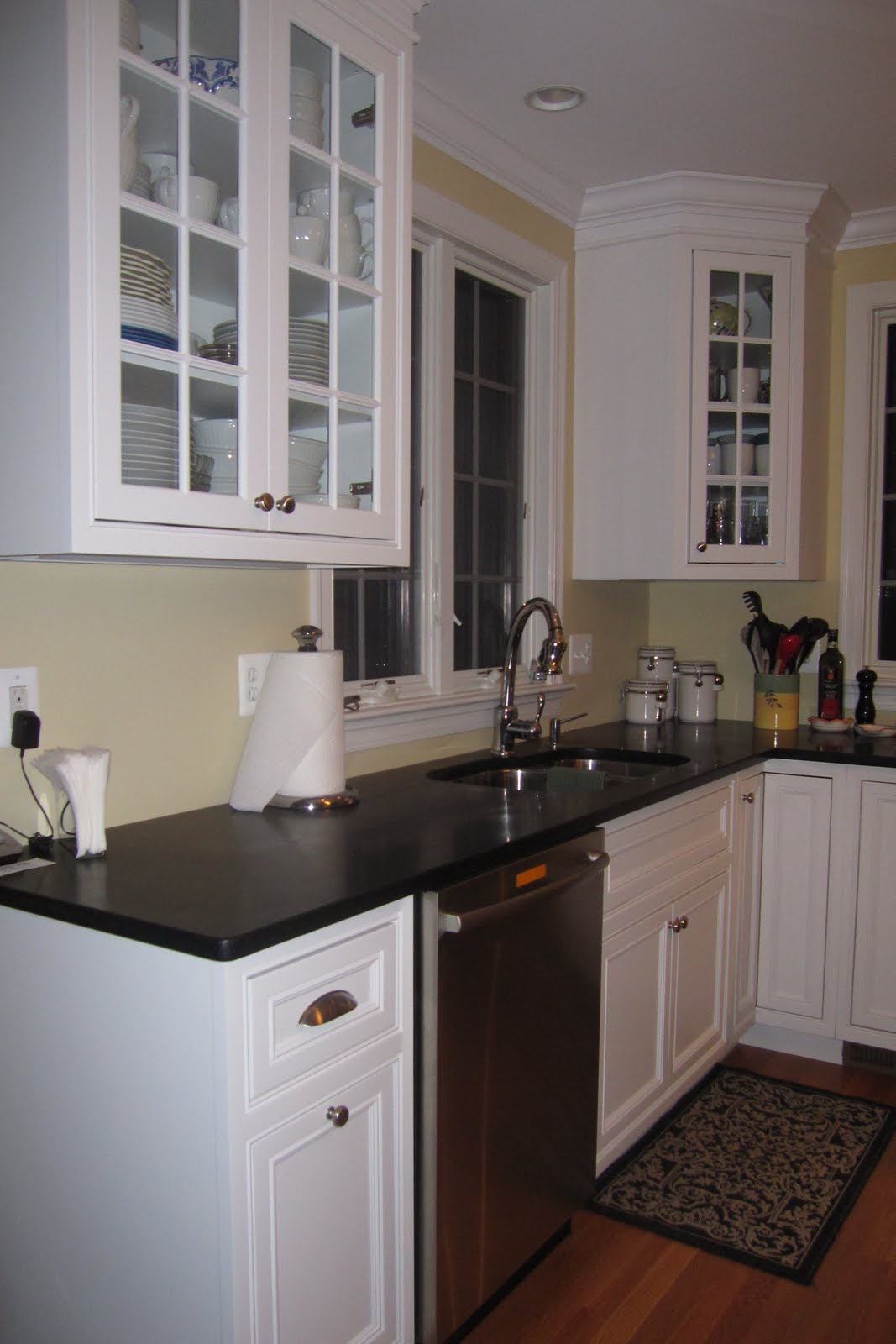 Houseography Crowning Glory Adding Crown Molding In Our Kitchen