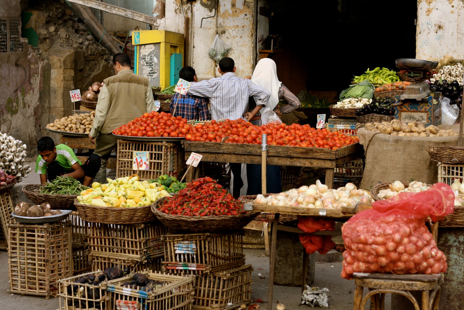 sending postcards: the souk